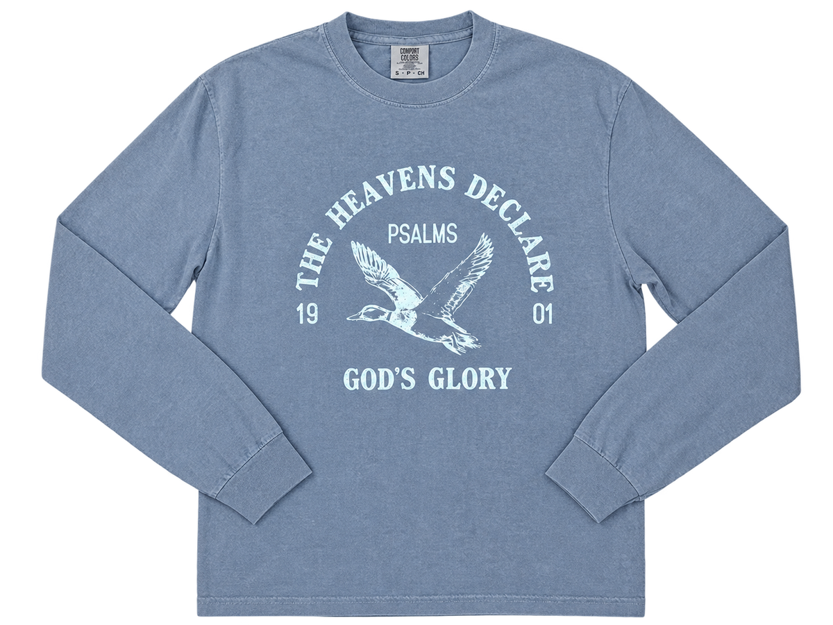 Psalms 19:1 Duck Long Sleeve