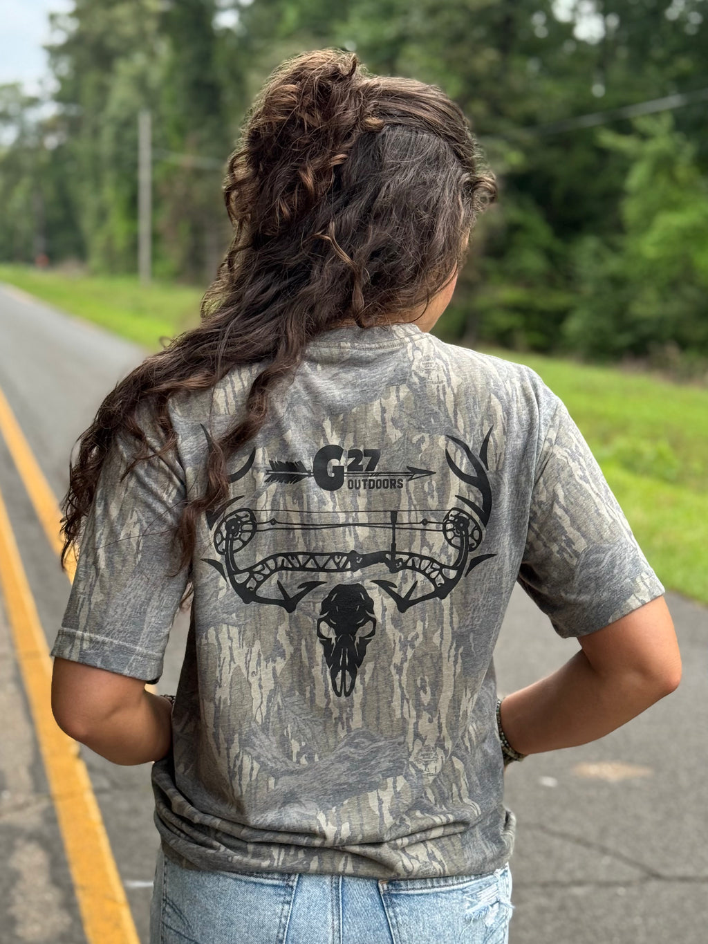 EuroBow Tee - Washed Mossy Oak Treestand