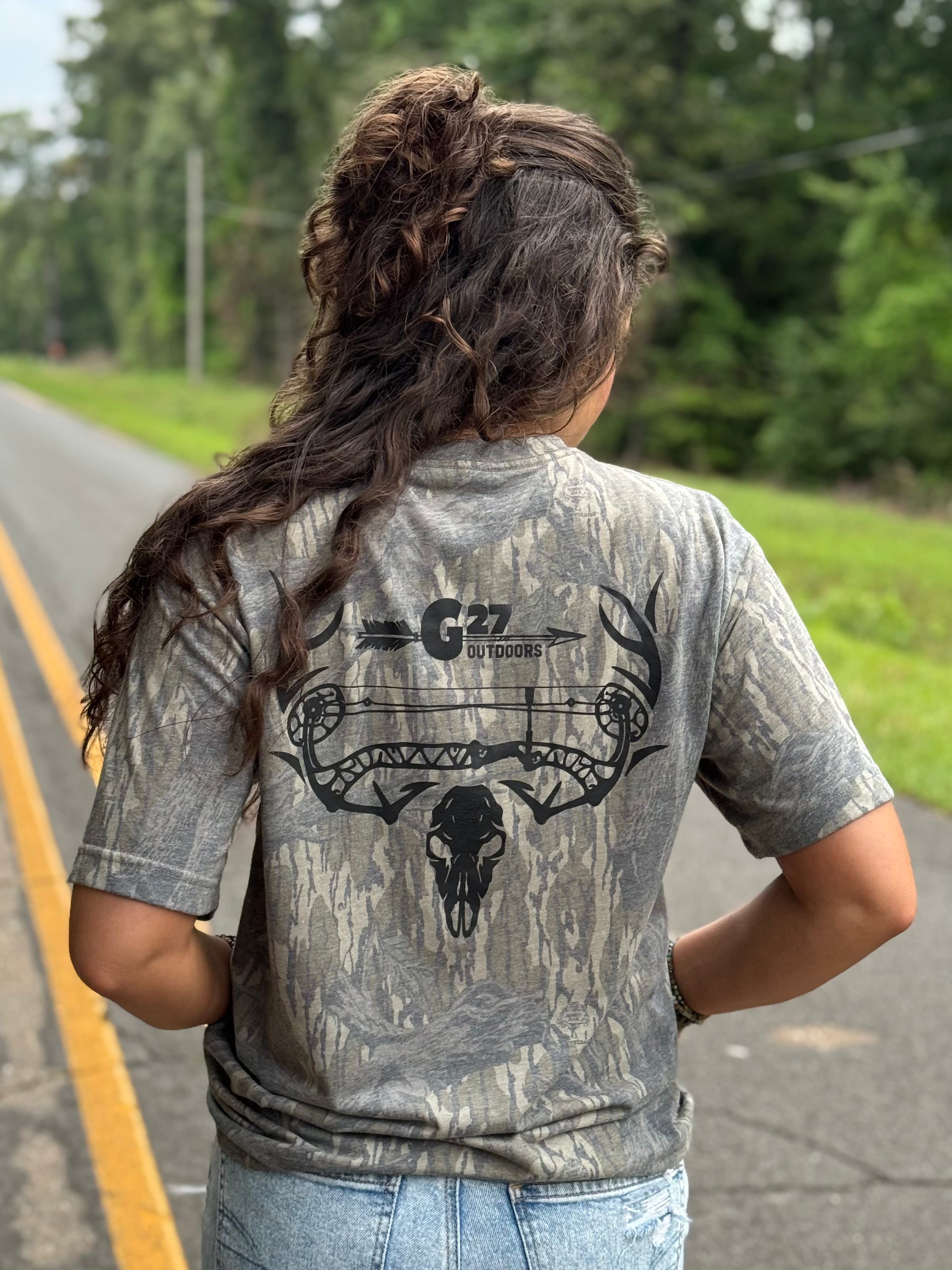 EuroBow Tee - Washed Mossy Oak Treestand