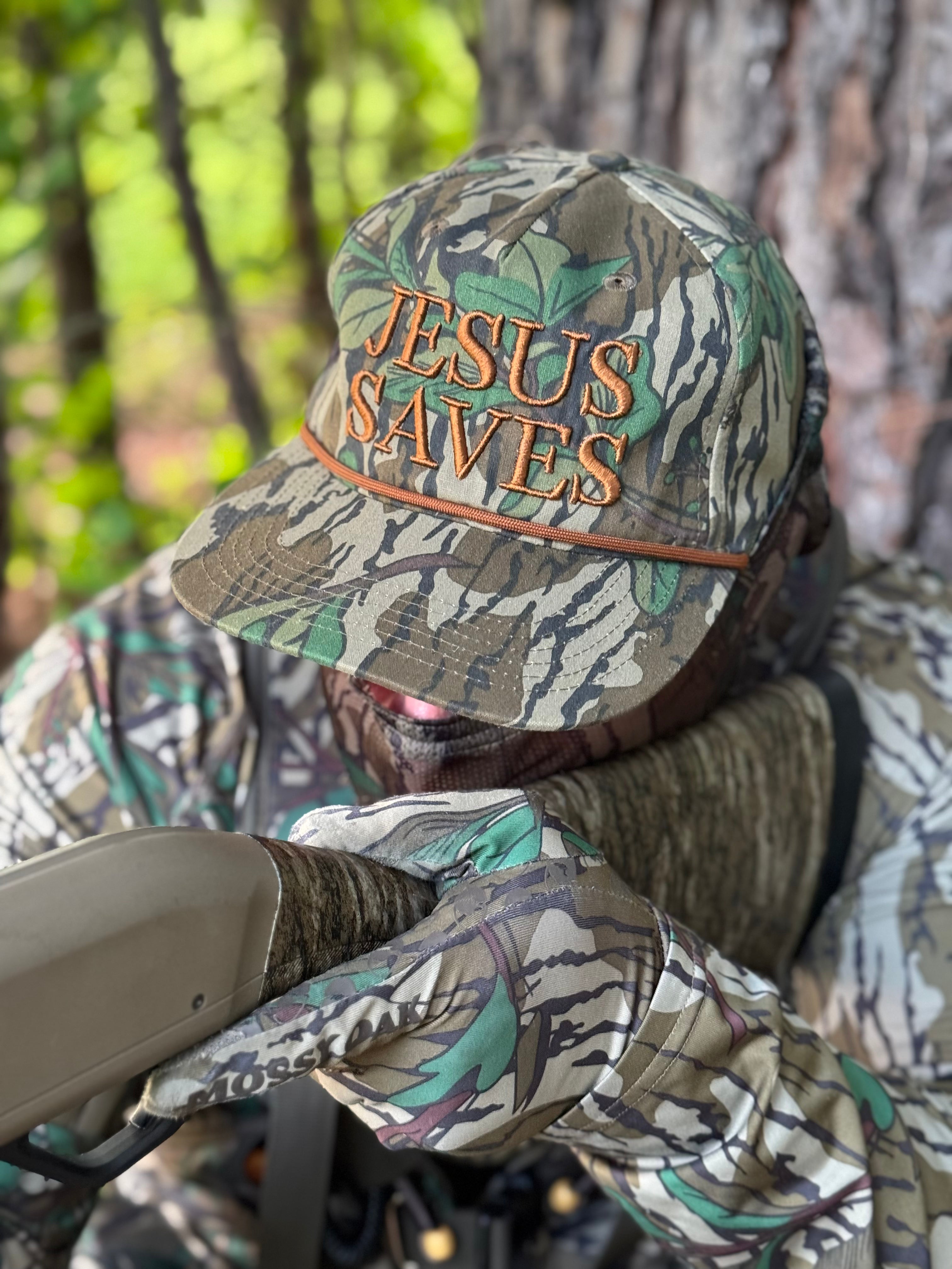Jesus Saves Greenleaf Hat